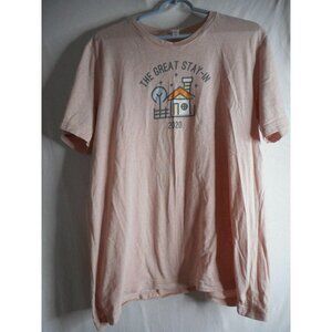 The Great Stay in 2020 Pink/Grey XL T Shirt Tee